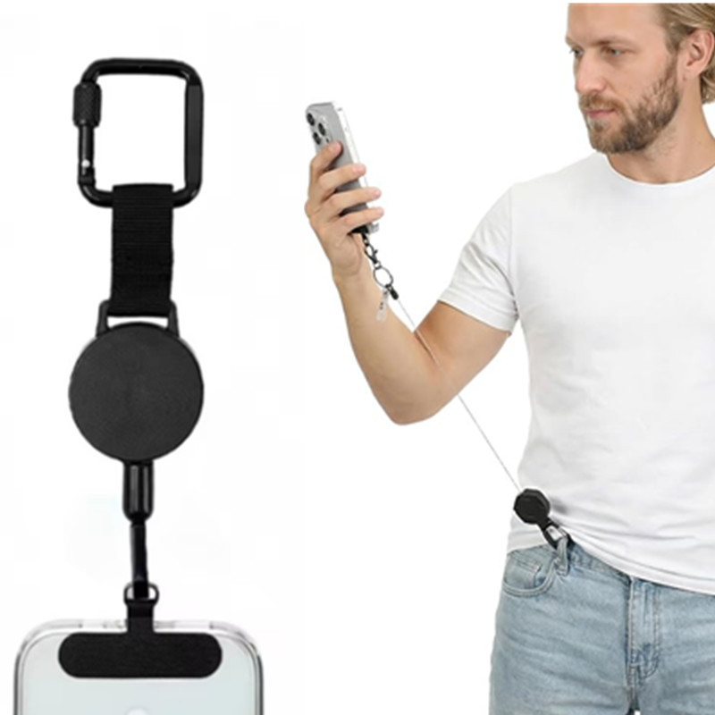 Quirky Phone Accessories - Soporte retráctil antirrobo para teléfono, funda