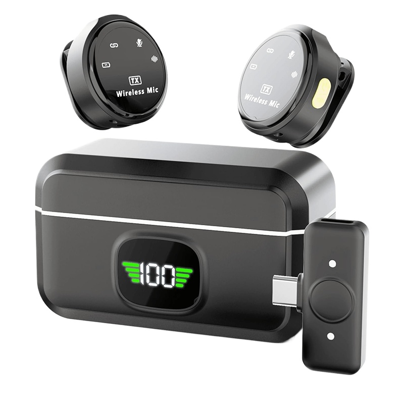 Type C Adapter - Micrófono Lavalier Inalámbrico para iPhone y