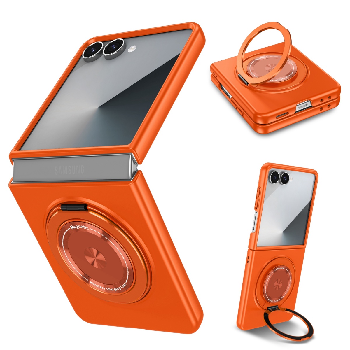Phone Accessories Ring Holder - Funda magnética de metal con anillo