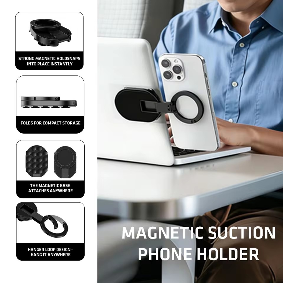 Quirky Phone Accessories - Soporte Magnético Plegable para Teléfono MA39