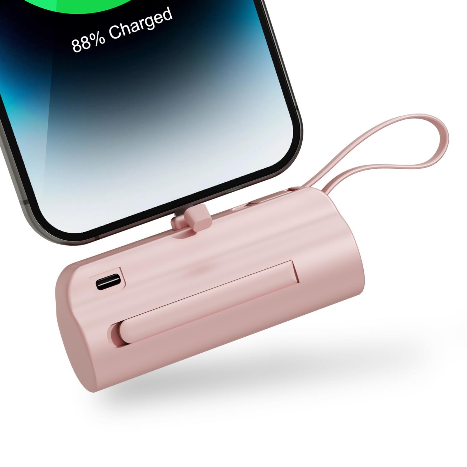 Power Bank Slim - Mini banco de energía portátil, 4500mAh,