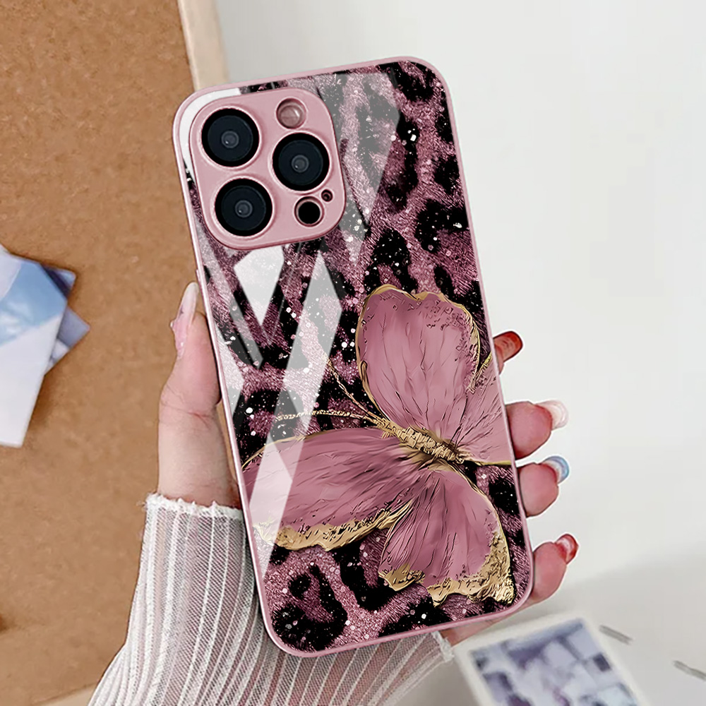 Tempered Glass Screen - Funda de teléfono con estampado de