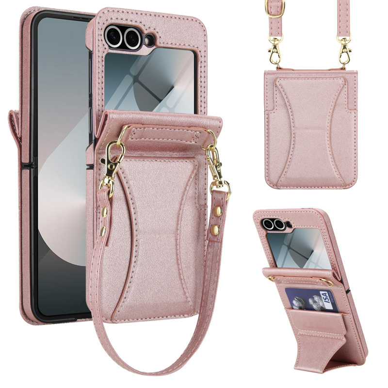 Tempered Glass Screen - Z Flip7Crossbody nuevo estilo funda de
