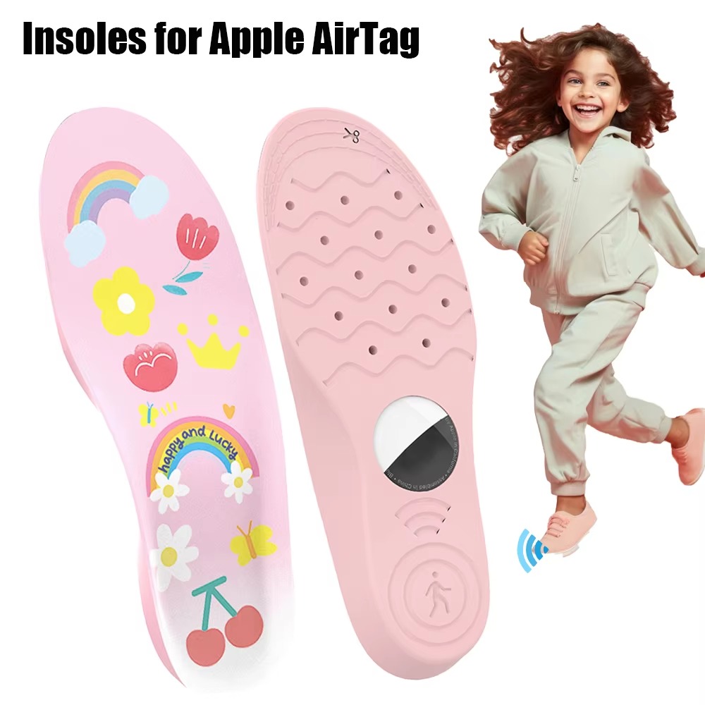 Airtag Holder Case - Plantillas de zapatos de PU, 135-230mm,
