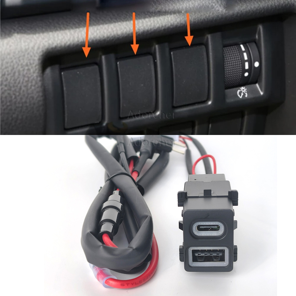 Phone Accessories Charger - Cargador de Coche USB QC3.0 Tipo-C