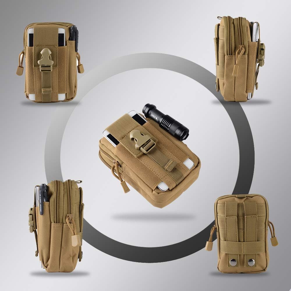 Bolsa táctica Molle para cintu - Quirky Phone Accessories reseña y precio