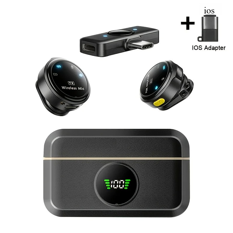Micrófono Lavalier Inalámbrico - Type C Adapter reseña y precio
