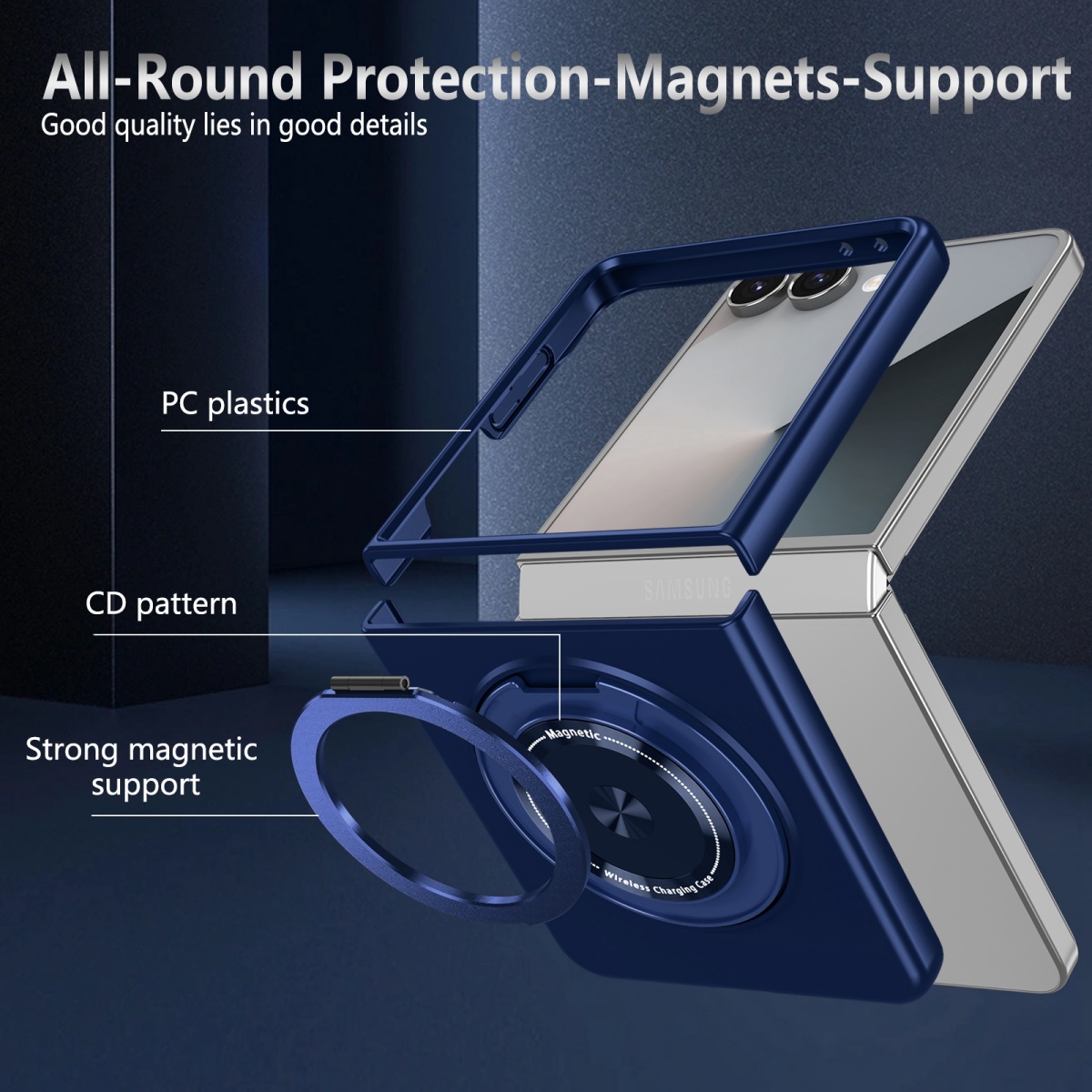 Funda magnética de metal con a - Phone Accessories Ring Holder reseña y precio