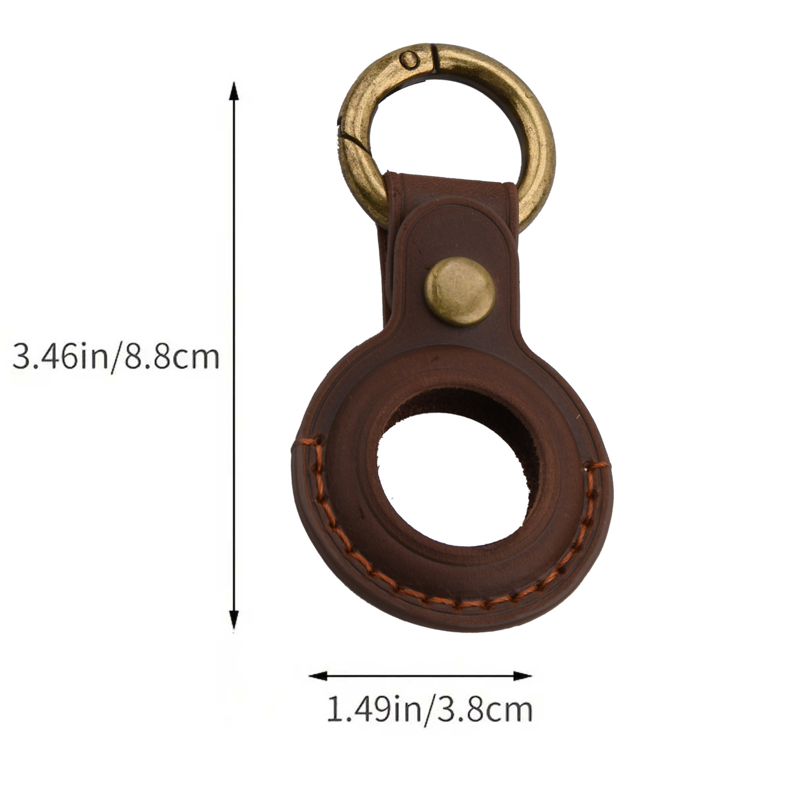 1PCS Funda de Cuero de Vaca pa - Airtag Holder Case reseña y precio