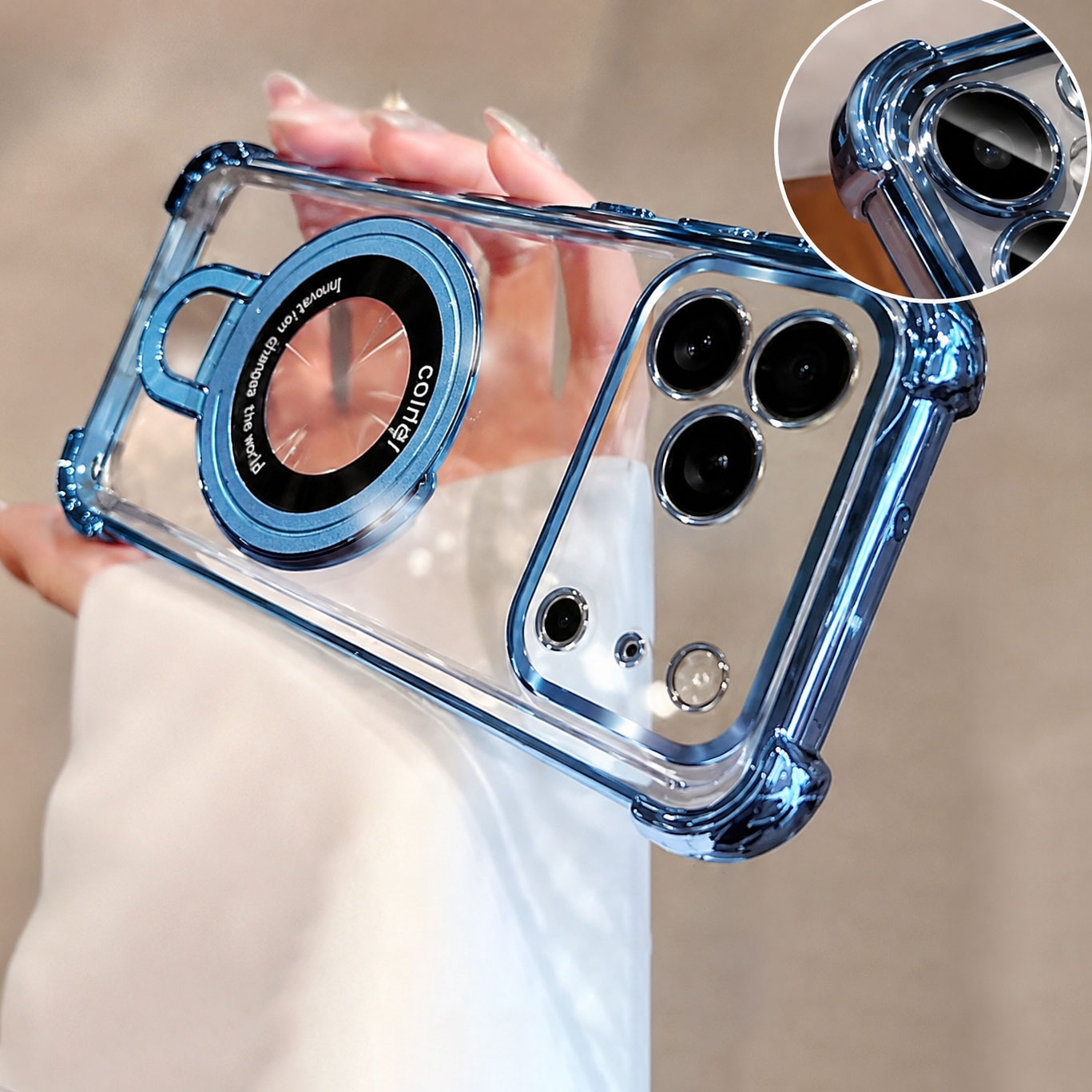 Funda de Teléfono Transparente - Phone Accessories Ring Holder reseña y precio