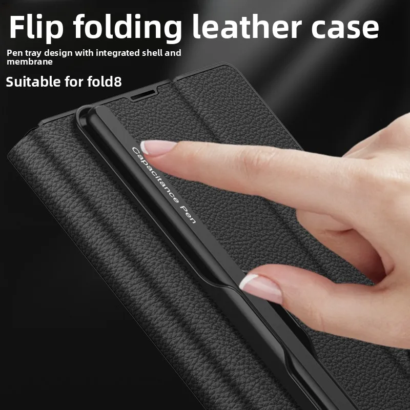 Funda de Cuero de Lujo con Ran - Tempered Glass Screen reseña y precio