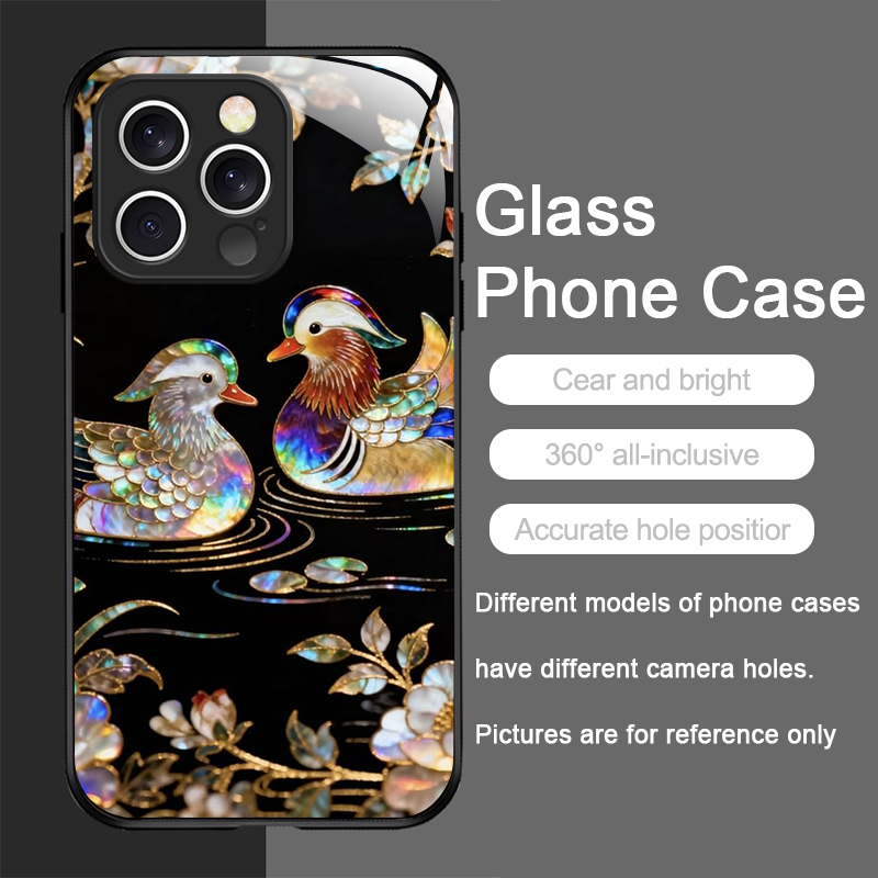 Elegante Funda de Teléfono de  - Tempered Glass Screen reseña y precio
