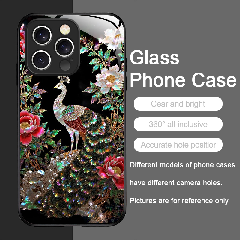 Elegante Funda de Teléfono de  - Tempered Glass Screen reseña y precio