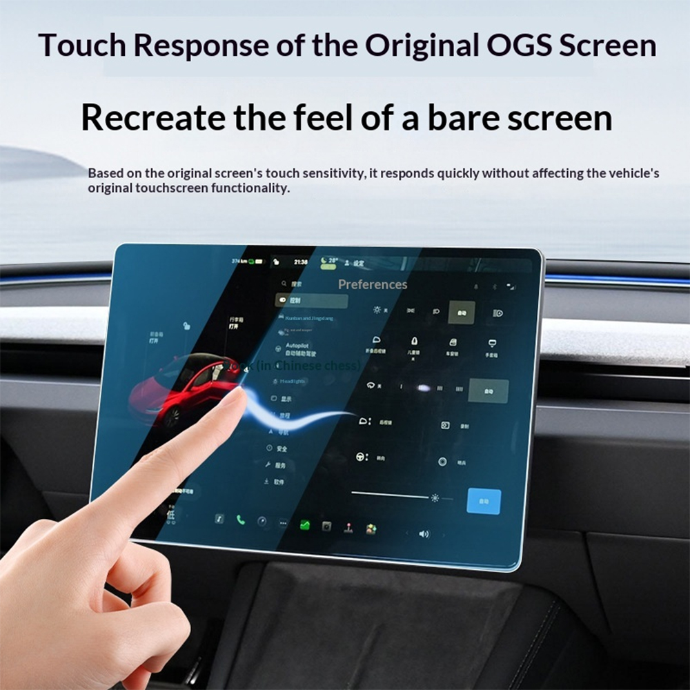 Para Tesla Model 3 Highland, M - Tempered Glass Screen reseña y precio