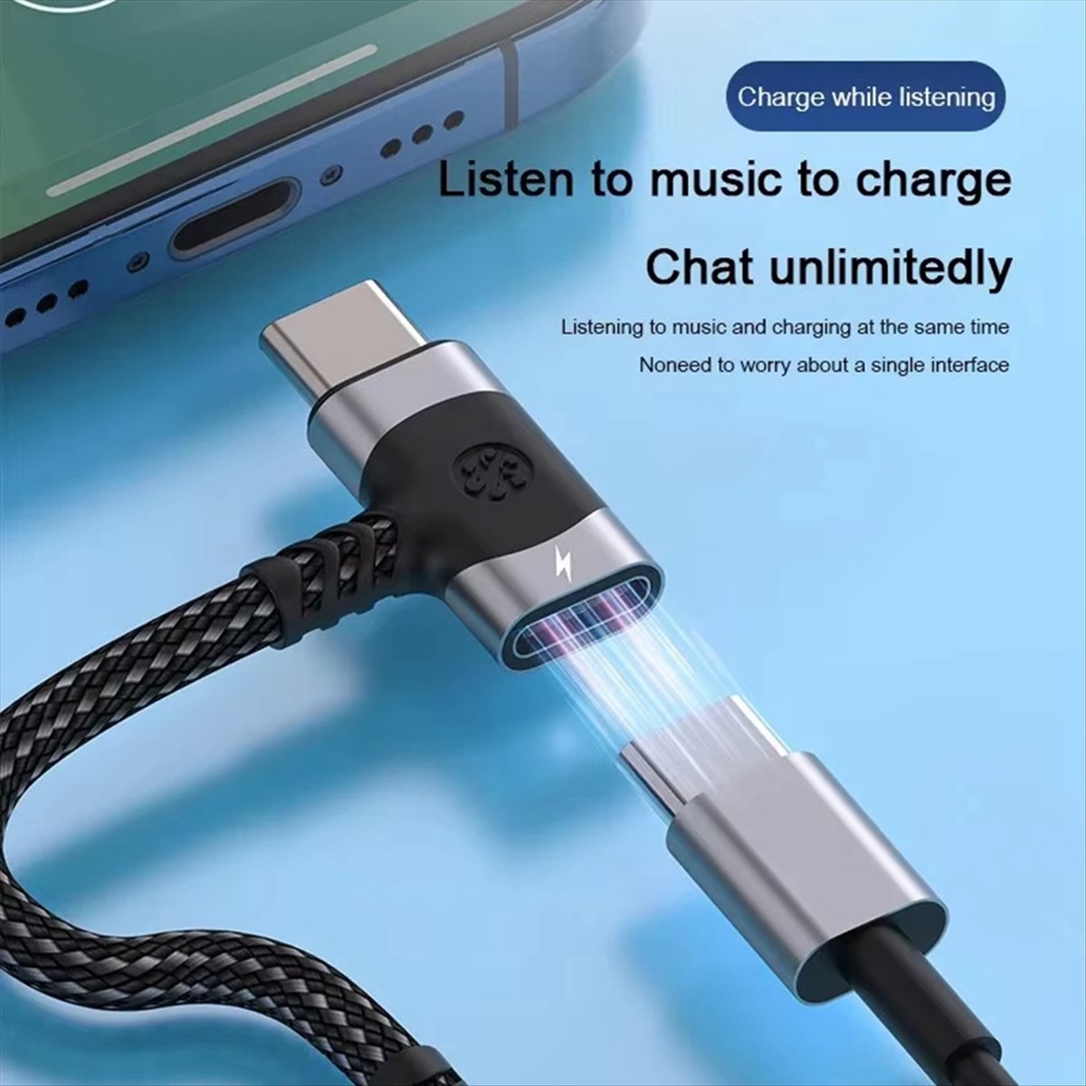 *A14E 2 en 1 USB C a 3,5 mm Ja - Fast Charging Cable reseña y precio