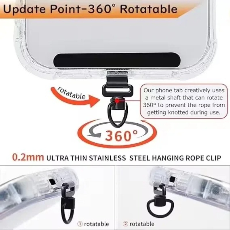 Clip Giratorio 360° para Teléf - Quirky Phone Accessories reseña y precio