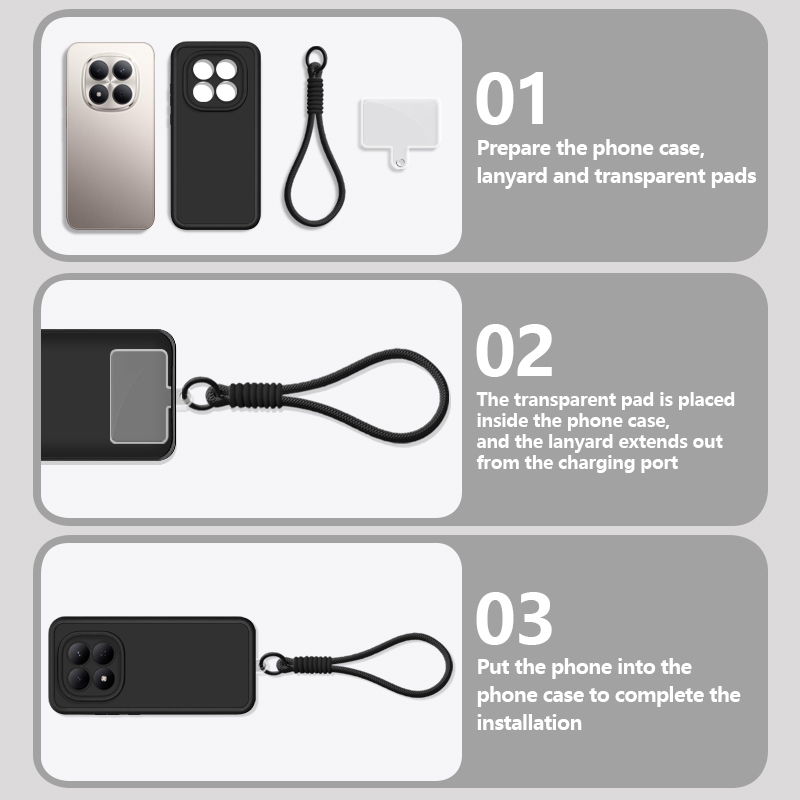 Funda de teléfono con cordón d - Lanyard Phone Strap reseña y precio