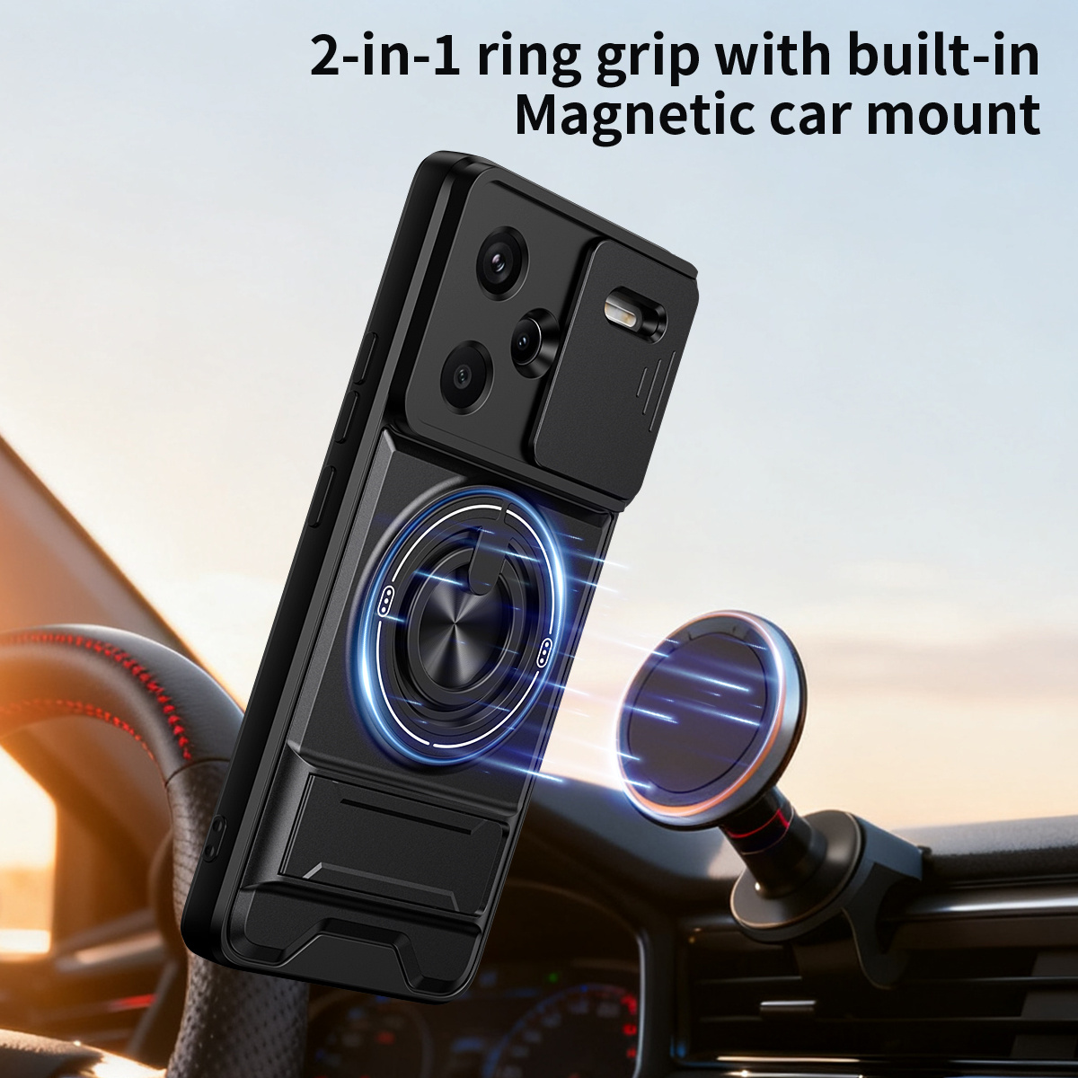 Funda de teléfono con lente de - Phone Accessories Ring Holder reseña y precio