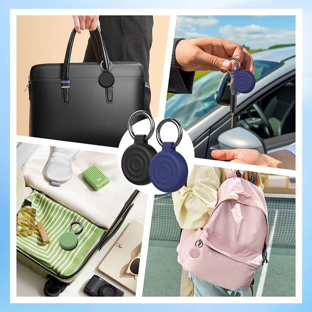 Funda protectora de silicona p - Airtag Holder Case reseña y precio