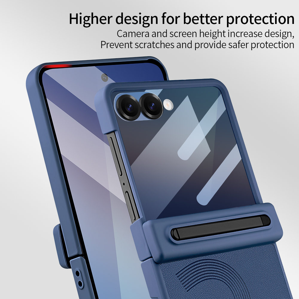 Funda de Cuero de Lujo para Sa - Tempered Glass Screen reseña y precio