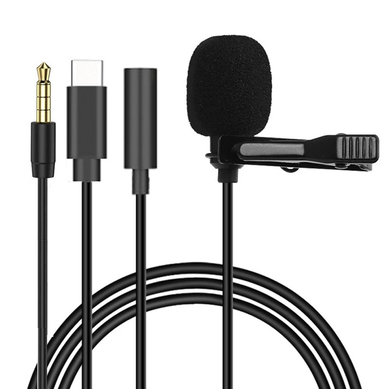 Mini micrófono Lavalier portát - Type C Adapter reseña y precio
